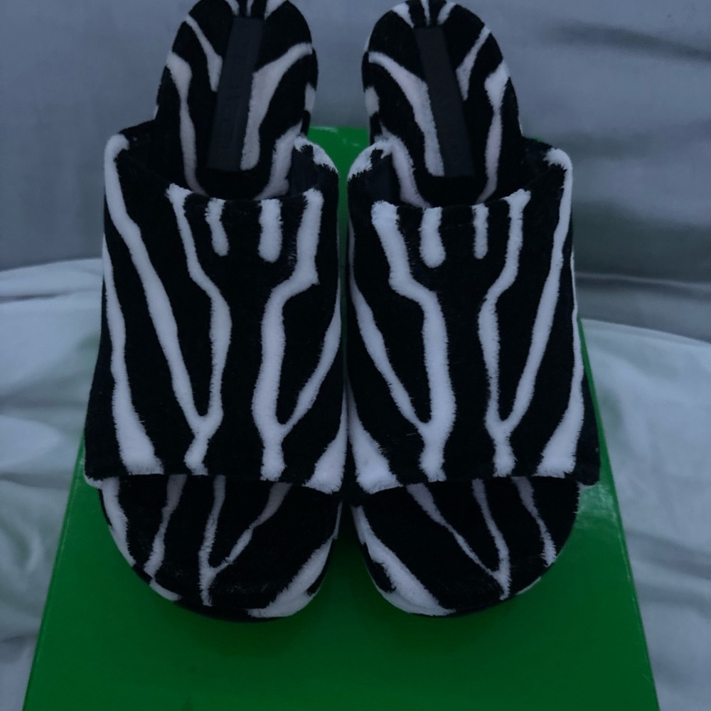 Bottega Veneta Zebra Print Heels